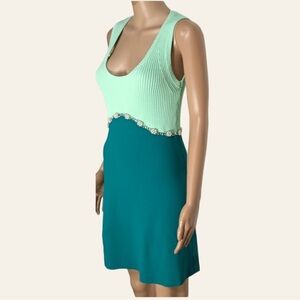 Zara Blue and Teal Dress